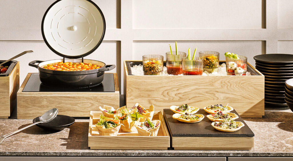 Tegel tafel- en buffetartikelen